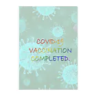 でおきしりぼ子の実験室のVACCINATION COMPLETED(NS) クリアファイル