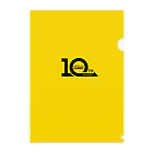 コスギカレー１０周年記念グッズの10周年記念ロゴ Clear File Folder