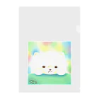 ミズノ リエ　グッズの「ふわふわわんこ」ミズノ リエ Clear File Folder