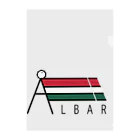 AL BAR / アルバールのAL BAR ロゴシリーズ クリアファイル