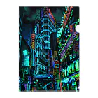 aero_acidのcyberpunk  tokyo Clear File Folder