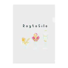 RoytoSilo🐧歌舞伎町 夜パフェ屋のロイトシロドットパフェ。 Clear File Folder