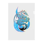 Ａ’ｚｗｏｒｋＳのBLUE DRAGON Clear File Folder