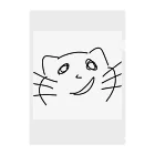 いーあーの目まぐるしい猫 クリアファイル