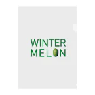 かまだ まゆめのWINTER MELON 冬瓜1 Clear File Folder