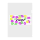 空手好きのチコの空手ドットKARATE Clear File Folder