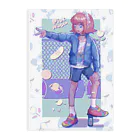 ピンク髪人間、それ以外ものジャージピンク人間 Clear File Folder