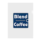 BlendCoffeeのシンプルロゴ クリアファイル