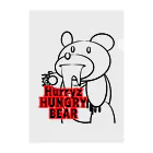Hurryz HUNGRY BEARのHurryz HUNGRY BEAR シンプル Clear File Folder