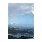 sparkjoy_studio のsky_001 Clear File Folder