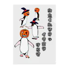 LalaHangeulのハロウィンペンギン Clear File Folder