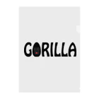 Ａ’ｚｗｏｒｋＳのGORILLA(英字＋１シリーズ) Clear File Folder