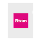 Rtam-ルタのRtam-クリアファイル Clear File Folder