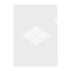 戦国神社 -戦国グッズ専門店-の武田信玄/武田勝頼/武田菱/ホワイト Clear File Folder