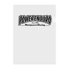 8H POWER ENDUROのPOWER ENDURO 8hours goods Clear File Folder