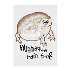 LalaHangeulのNamaqua rain frog(なまかふくらがえる) 英語バージョン クリアファイル