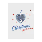 Studio Made in FranceのStudio Made in france 002 I love Christmas クリアファイル