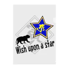 Yuko’ｓ Galleryの【開運祈願】星に願いを！ Wish upon a star! 寅年生まれ守護梵字タラーク クリアファイル