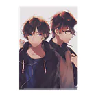 Kujoの黒×男子 Clear File Folder