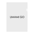 UMAMI GOのUMAMIGO シンプルロゴシリーズ クリアファイル
