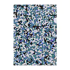 Military Casual LittleJoke のCamo AGR Blue アグレッサー迷彩 青色 Clear File Folder