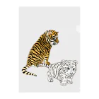 LalaHangeulの虎の仔たちは仲良しです Clear File Folder