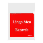 FCS Entertainmentの#Lingo_Men_Records クリアファイル