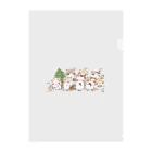 neko no onomatopéeのチームクリスマスツリー Clear File Folder