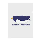 kazukiboxの滑るペンギン Clear File Folder