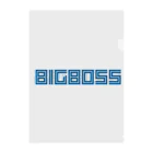 【何字ゃ文字屋】の「BIG BOSS」新ロゴ フォント クリアファイル