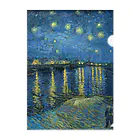 artgalleryのローヌ川の星月夜 Clear File Folder