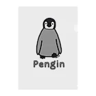 MrKShirtsのPengin (ペンギン) 色デザイン クリアファイル