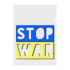 LalaHangeulのSTOP WAR  クリアファイル