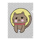 ハナイロの猫描水玉 Clear File Folder