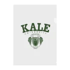 コノデザインのKALE University カレッジロゴ  クリアファイル