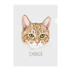 みきぞーん｜保護猫 ミッキー画伯と肉球とおともだちのchoice Clear File Folder