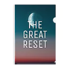 ムーンショット富士原のTHE GREAT RESET Clear File Folder