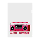 スロータイプ書店 Slowtype BooksのAUTO REVERSE オートリバース 259 クリアファイル