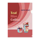 Teal Blue CoffeeのSpecial strawberry クリアファイル