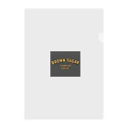 BROWN SUGAR ESPRESSO COFFEEのaddman's logo Clear File Folder