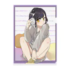 lanixのクッションpurple Clear File Folder