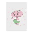 そぼろのぱおみん春コーデ　桜餅 Clear File Folder