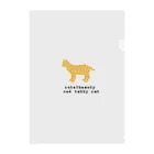 orange_honeyの猫1-5 茶トラ猫 Clear File Folder