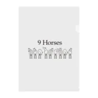 ボクソウチの9 Horses クリアファイル