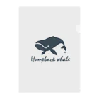 Atelier Pomme verte のHumpback whale22 Clear File Folder