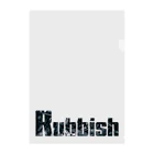 RubbishのRubbish ロゴ クリアファイル