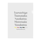 KAWAGOE GRAPHICSの北条五色備 Clear File Folder