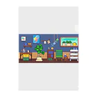 にく、ましましで。の部屋ドット絵 Clear File Folder