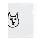 NEKO ARTのグランピーキャット Clear File Folder