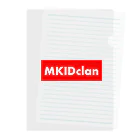 MKID公式のファッション系 クリアファイル